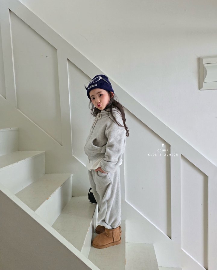 Comma - Korean Children Fashion - #magicofchildhood - Fleece Hood Jacket - 4