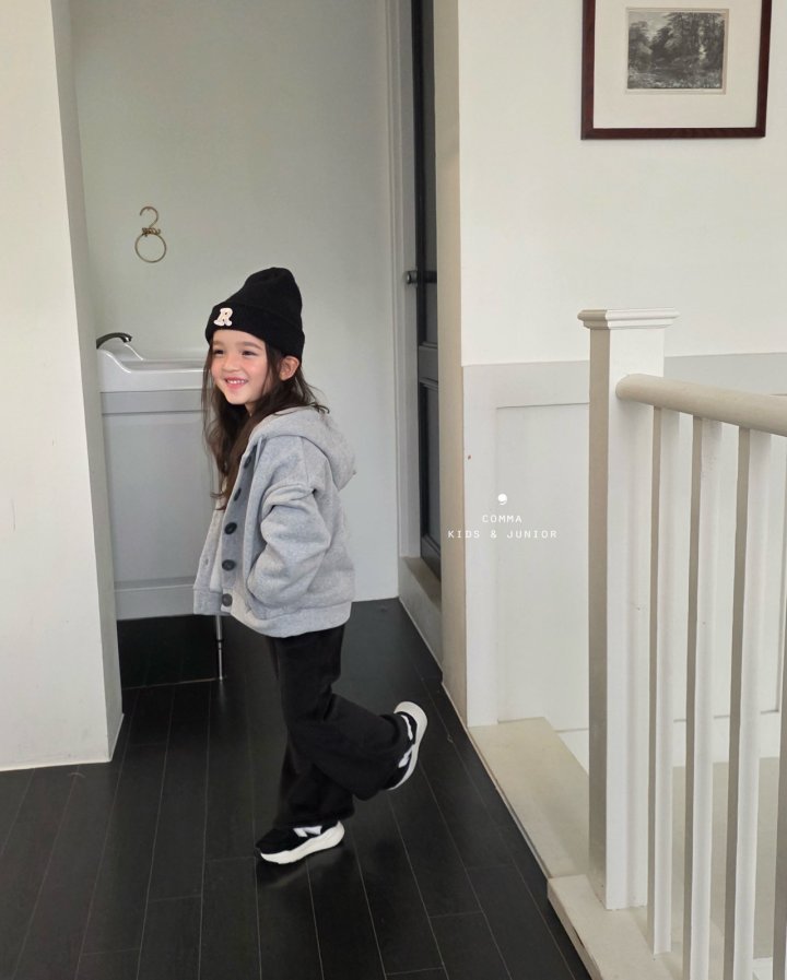 Comma - Korean Children Fashion - #minifashionista - Hood Button Jacket - 12