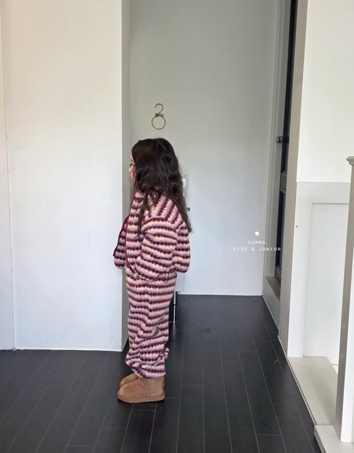 Comma - Korean Children Fashion - #minifashionista - Fleece Jogger Pants - 10