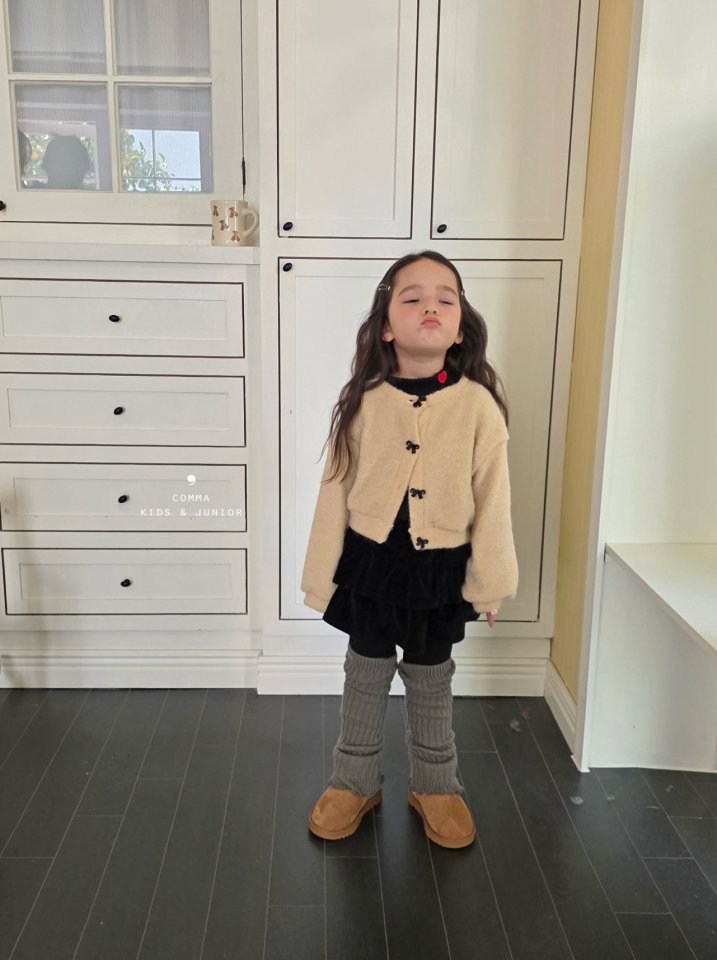 Comma - Korean Children Fashion - #minifashionista - Ribbon Cardigan (Junior) - 12