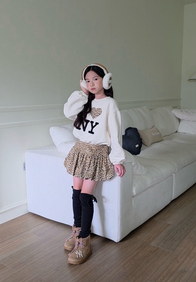 Comma - Korean Children Fashion - #prettylittlegirls - Leopard Balloon Skirt (Junior) - 7