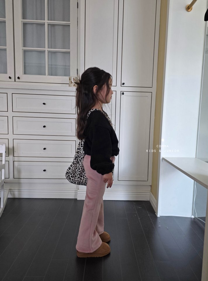 Comma - Korean Children Fashion - #prettylittlegirls - Ribbed Bootcut Pants - 5
