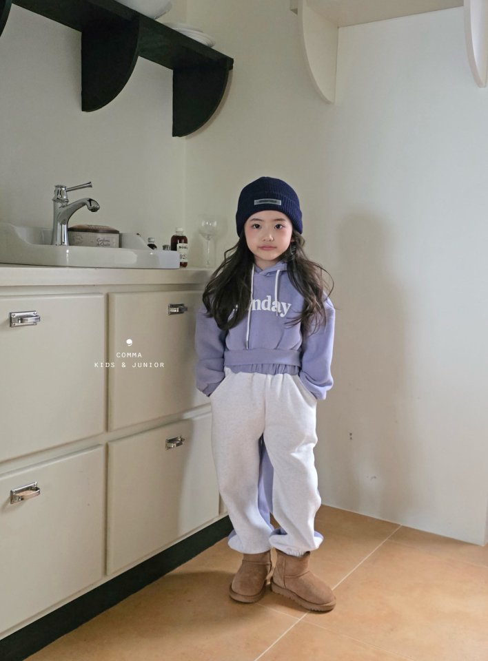 Comma - Korean Children Fashion - #prettylittlegirls - Half-Half Jogger Pants - 9