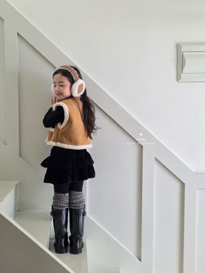 Comma - Korean Children Fashion - #prettylittlegirls - Mustang Vest (with Scarf Set) - 8