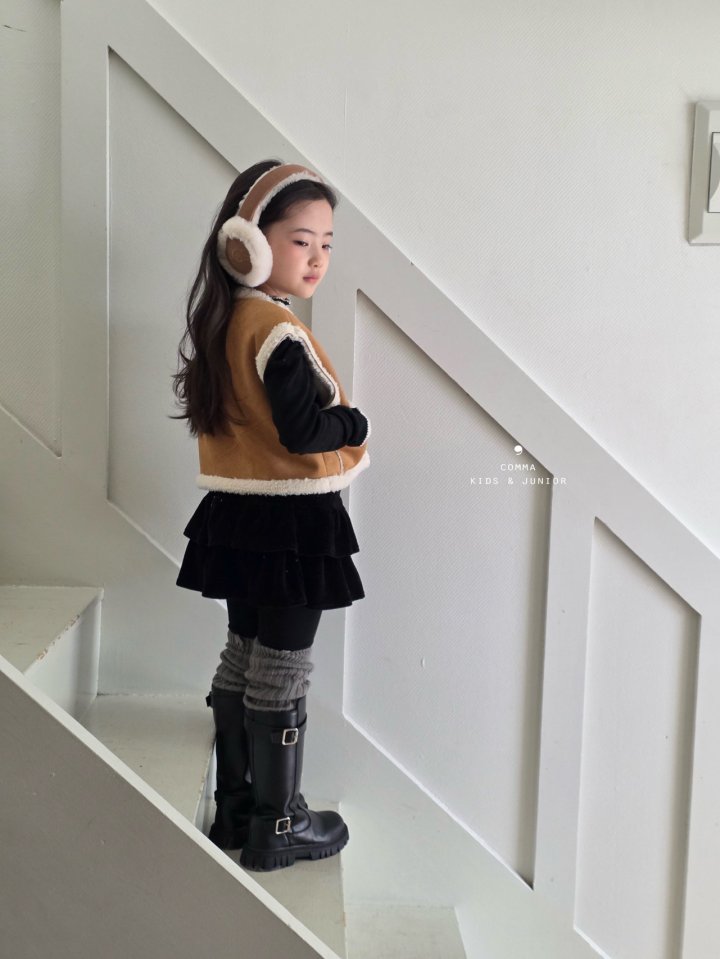 Comma - Korean Children Fashion - #prettylittlegirls - Mustang Junior Vest (with Scarf Set) - 7