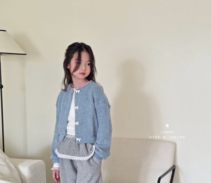 Comma - Korean Children Fashion - #stylishchildhood - Ribbon Cardigan