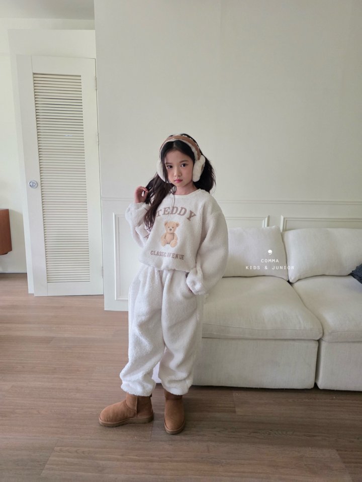 Comma - Korean Children Fashion - #todddlerfashion - Furry Bear Sweatshirt - 6