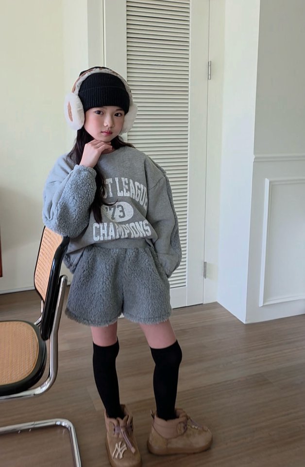 Comma - Korean Children Fashion - #todddlerfashion - Fleece Set