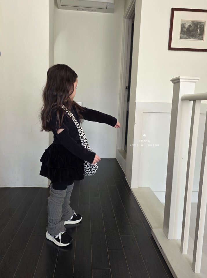 Comma - Korean Children Fashion - #todddlerfashion - Ribbed Cutting Tee - 11