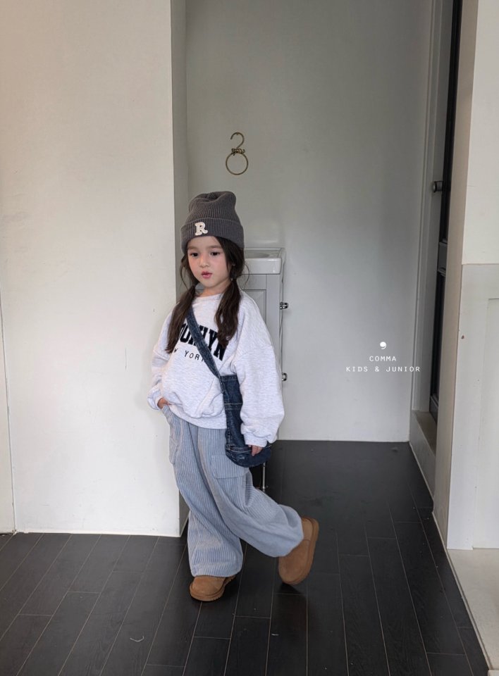 Comma - Korean Children Fashion - #toddlerclothing - Ribbed Two Way Pants - 5