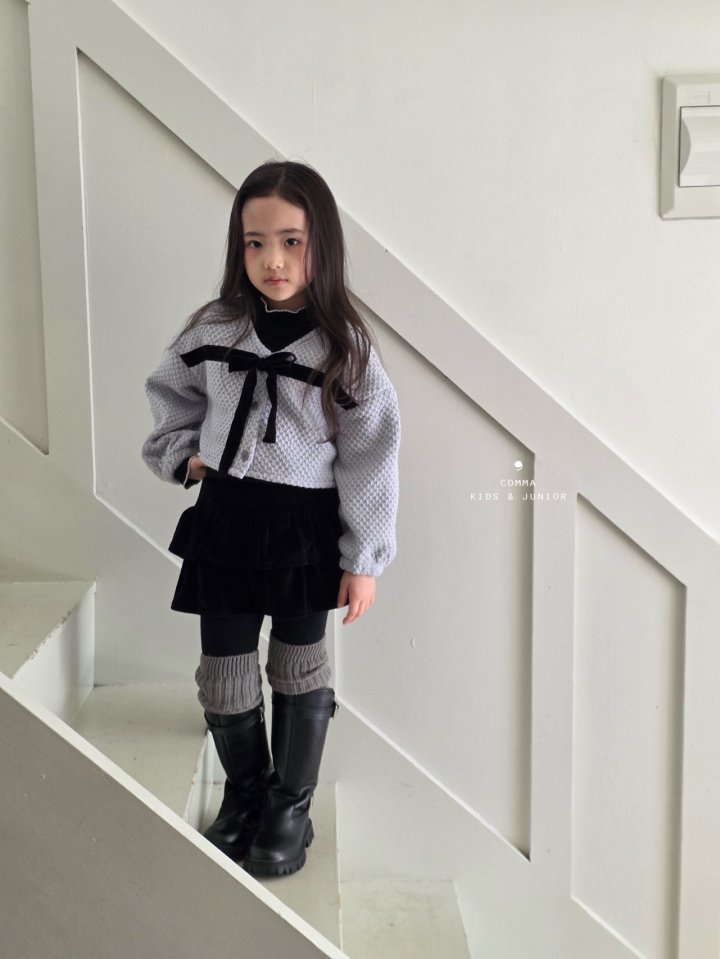Comma - Korean Children Fashion - #toddlerclothing - String Cardigan