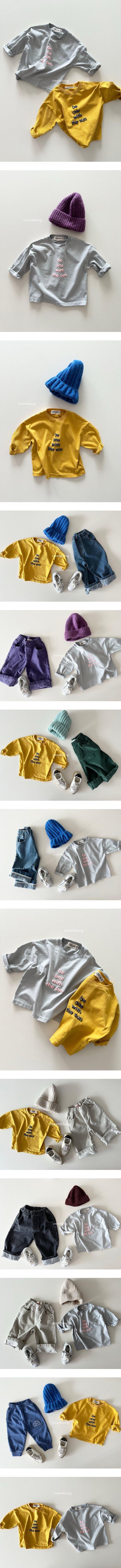 Cream Bbang - Korean Children Fashion - #Kfashion4kids - Sun Single Tee