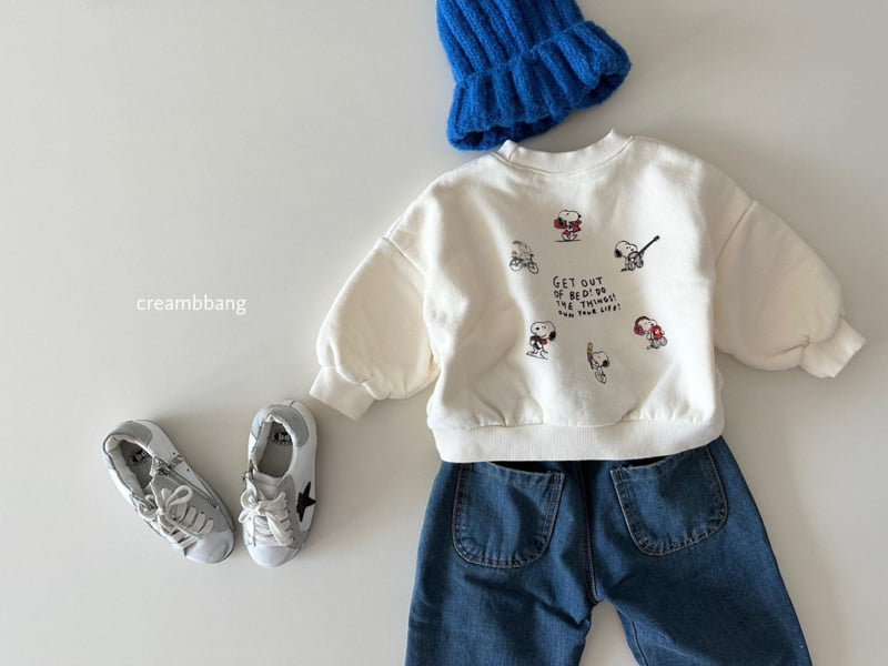 Cream Bbang - Korean Children Fashion - #childofig - Your Life Fleece Sweatshirt - 8
