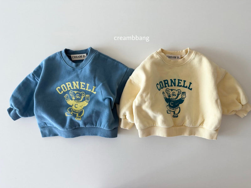 Cream Bbang - Korean Children Fashion - #designkidswear - Cornell Fleece Sweatshirt