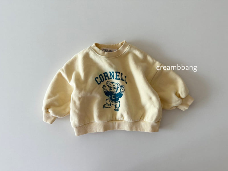 Cream Bbang - Korean Children Fashion - #fashionkids - Cornell Fleece Sweatshirt - 3