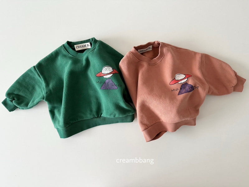 Cream Bbang - Korean Children Fashion - #fashionkids - Make Sense Fleece Sweatshirt