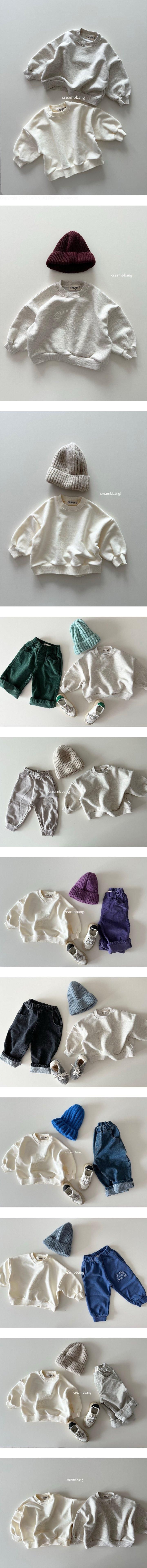 Cream Bbang - Korean Children Fashion - #kidzfashiontrend - Love Sweatshirt