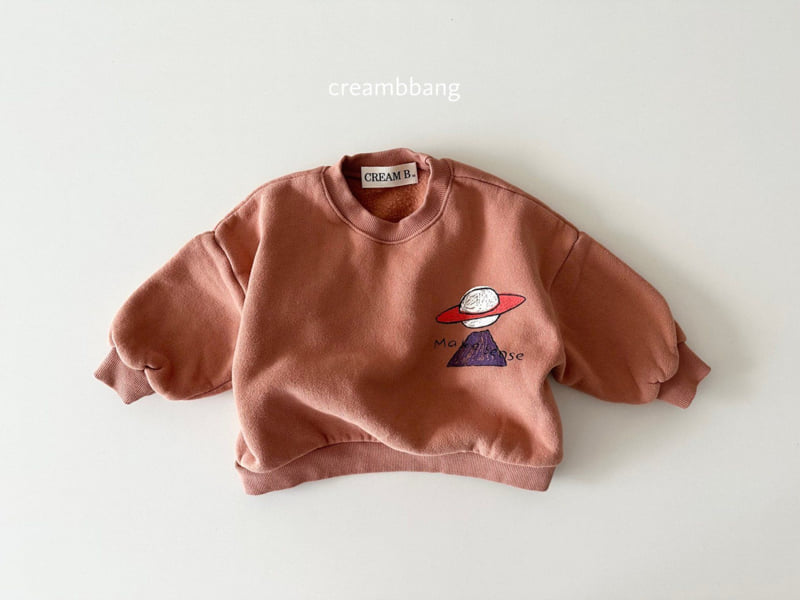 Cream Bbang - Korean Children Fashion - #kidsstore - Make Sense Fleece Sweatshirt - 4