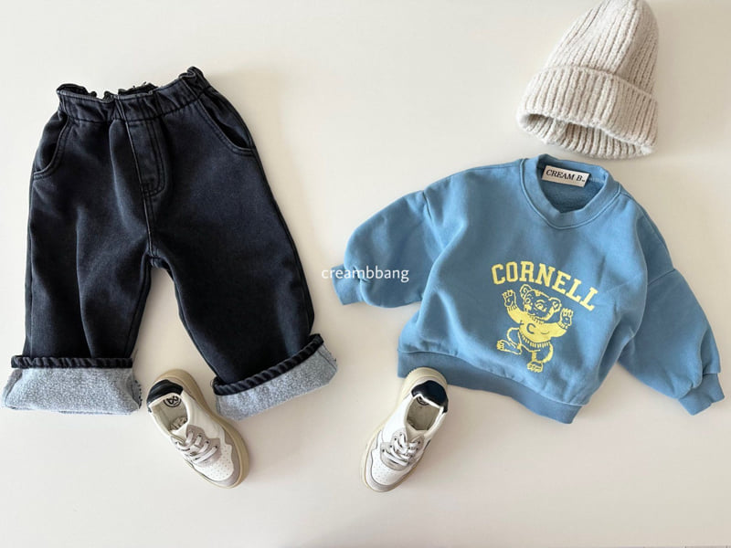 Cream Bbang - Korean Children Fashion - #littlefashionista - Cornell Fleece Sweatshirt - 8