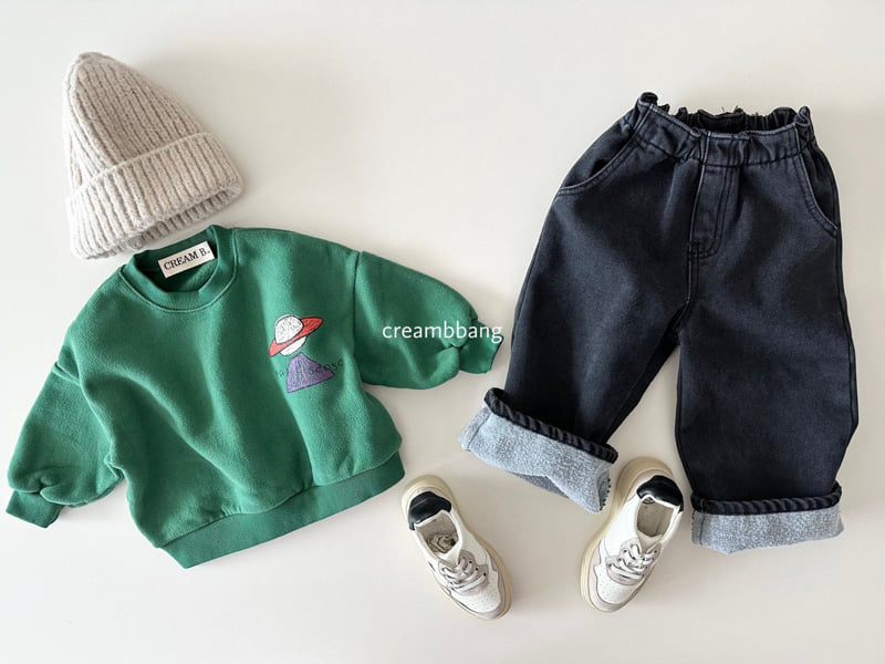 Cream Bbang - Korean Children Fashion - #minifashionista - Make Sense Fleece Sweatshirt - 8
