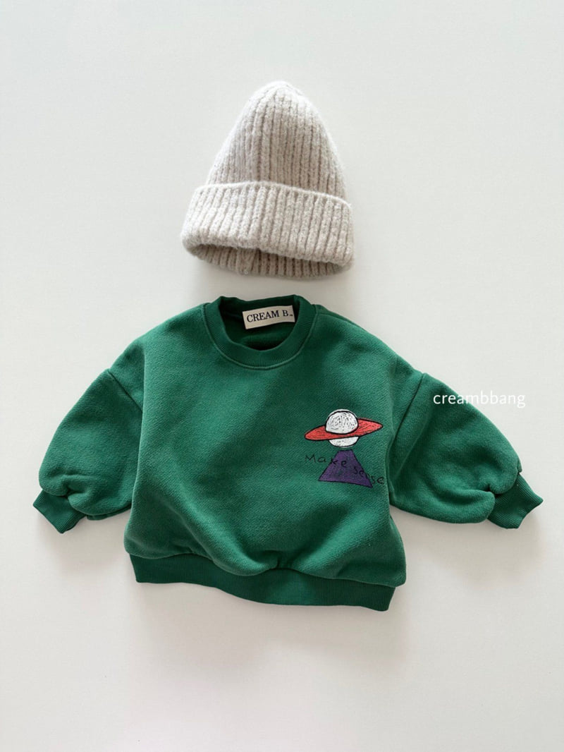 Cream Bbang - Korean Children Fashion - #stylishchildhood - Make Sense Fleece Sweatshirt - 12