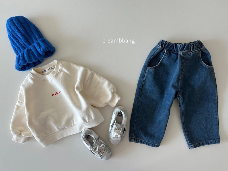 Cream Bbang - Korean Children Fashion - #stylishchildhood - Your Life Fleece Sweatshirt - 7