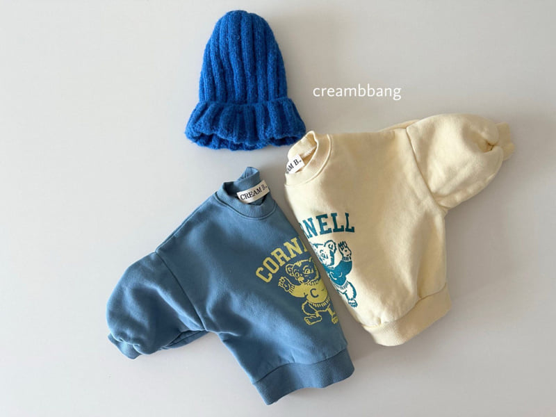 Cream Bbang - Korean Children Fashion - #todddlerfashion - Cornell Fleece Sweatshirt - 12