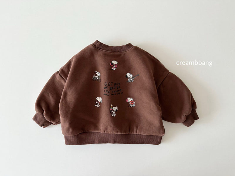 Cream Bbang - Korean Children Fashion - #toddlerclothing - Your Life Fleece Sweatshirt - 6