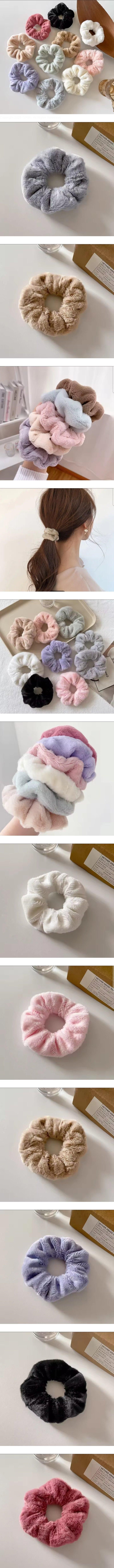 Daily shop - Korean Children Fashion - #Kfashion4kids - Real Rabbit Scrunchie