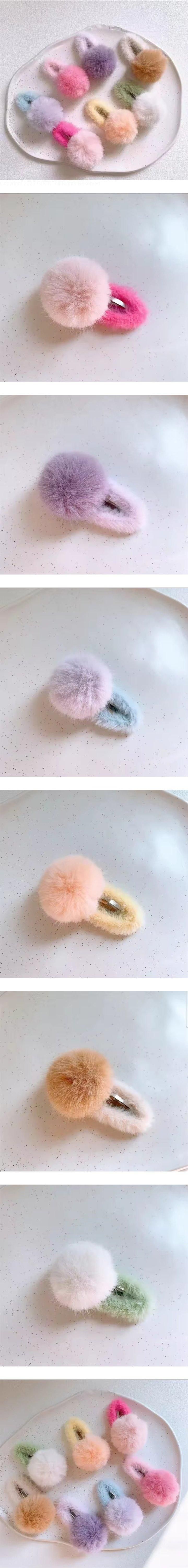 Daily shop - Korean Children Fashion - #childofig - Mink Ball Snap Clip