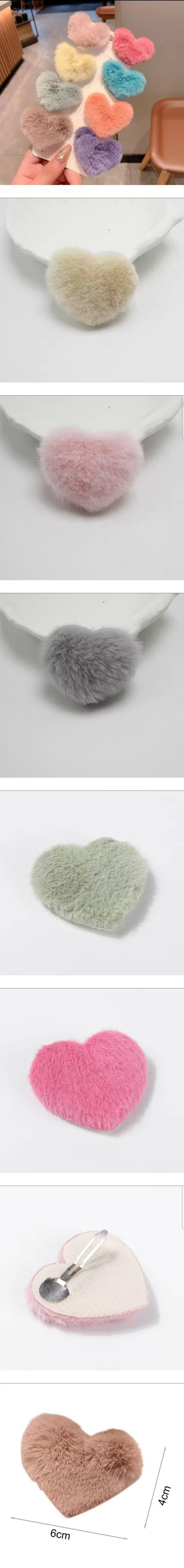 Daily shop - Korean Children Fashion - #childofig - Mink Heart Snap Clip