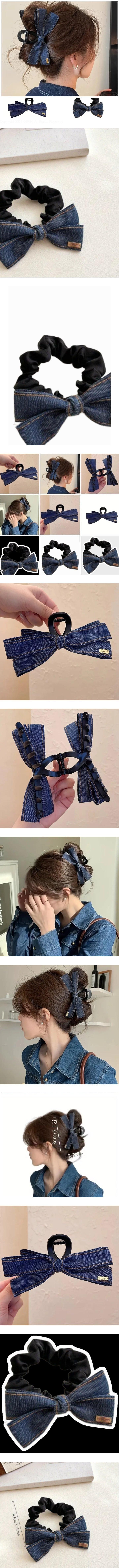 Daily shop - Korean Children Fashion - #prettylittlegirls - Daily Denim Hair Set