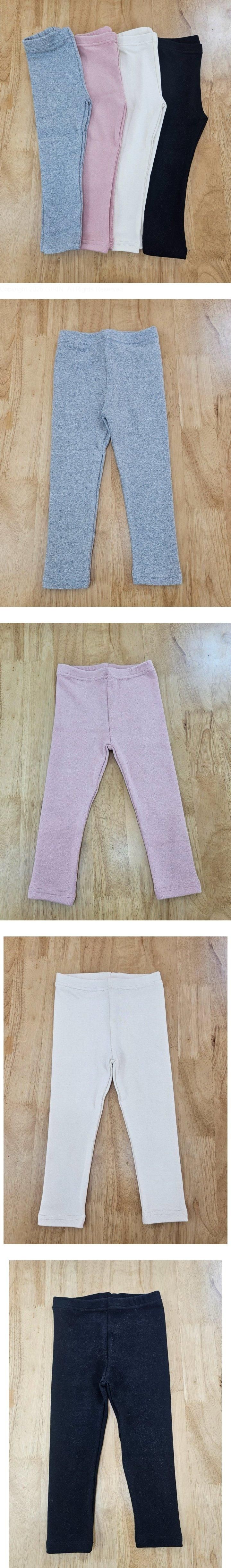 Dazzling - Korean Children Fashion - #childofig - Toktok Brushed Leggings