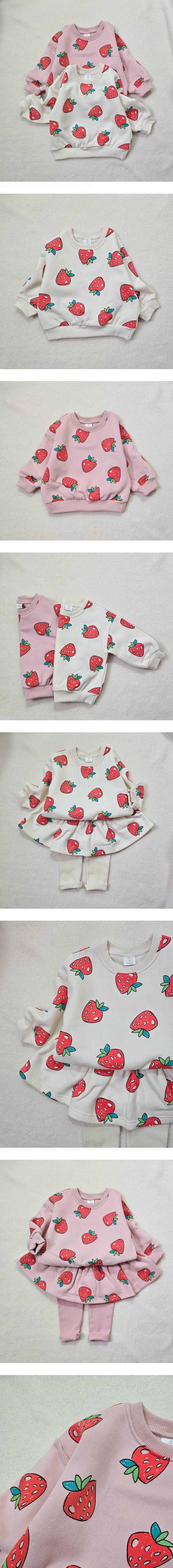 Dazzling - Korean Children Fashion - #kidzfashiontrend - Strawberry Tee