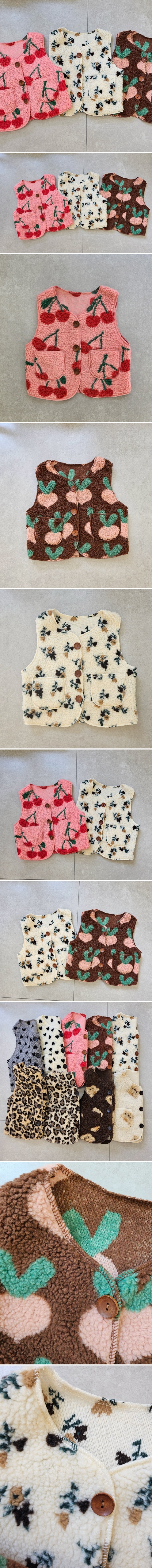 Dazzling - Korean Children Fashion - #magicofchildhood - Printed Vest