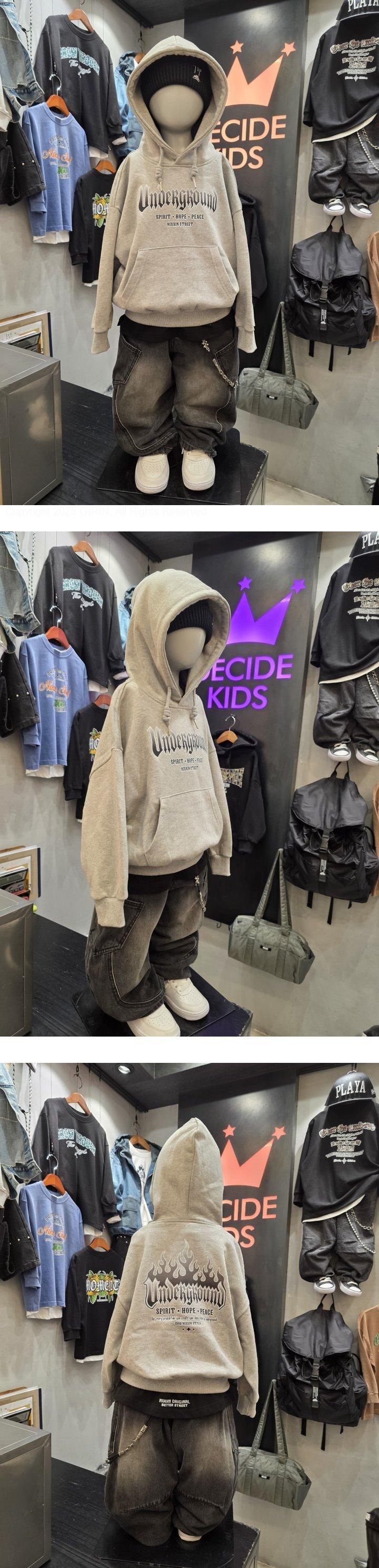 Decide Kids - Korean Children Fashion - #magicofchildhood - Underground Hoodie