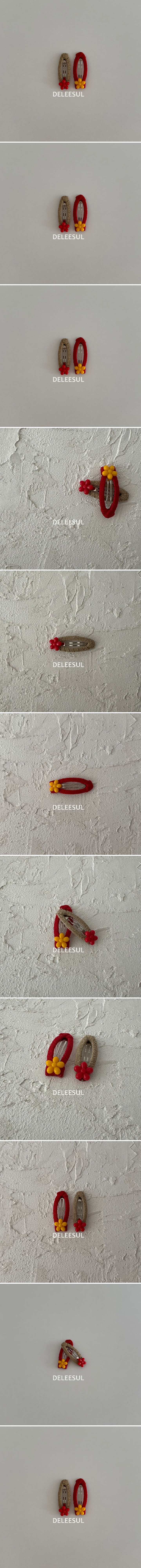 Deleesul - Korean Children Fashion - #childofig - Nuts Snap Clip Set (set of 2)