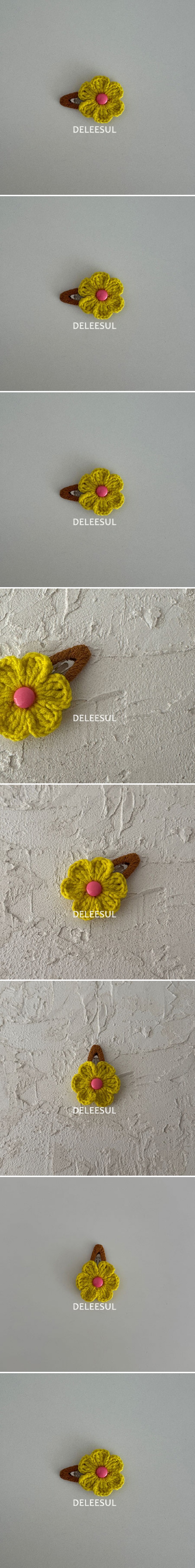Deleesul - Korean Children Fashion - #kidsshorts - Crochet Caramel Snap Clip