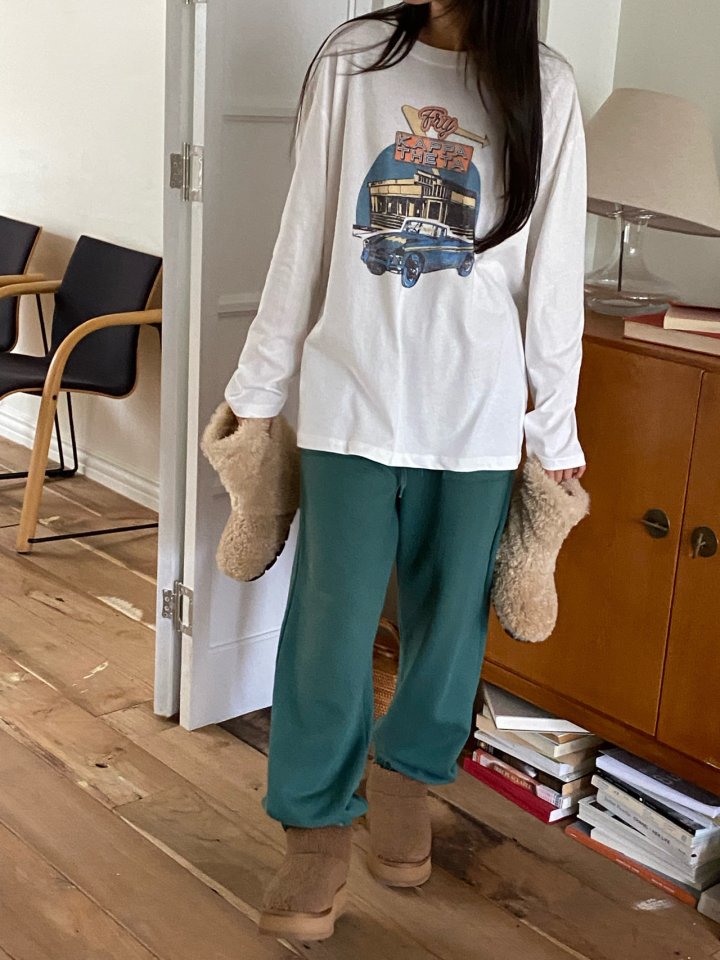 Diana - Korean Women Fashion - #momslook - Kappa Tee - 2