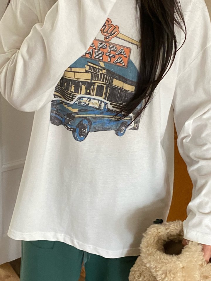 Diana - Korean Women Fashion - #momslook - Kappa Tee - 3