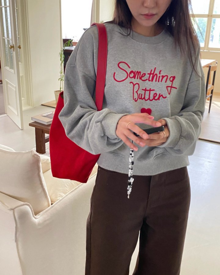 Diana - Korean Women Fashion - #momslook - Something Sweatshirt - 9