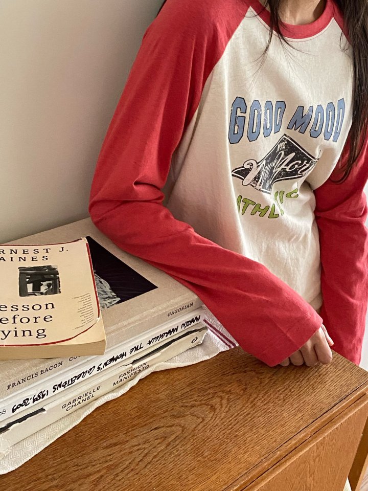 Diana - Korean Women Fashion - #momslook - Mood Raglan Tee