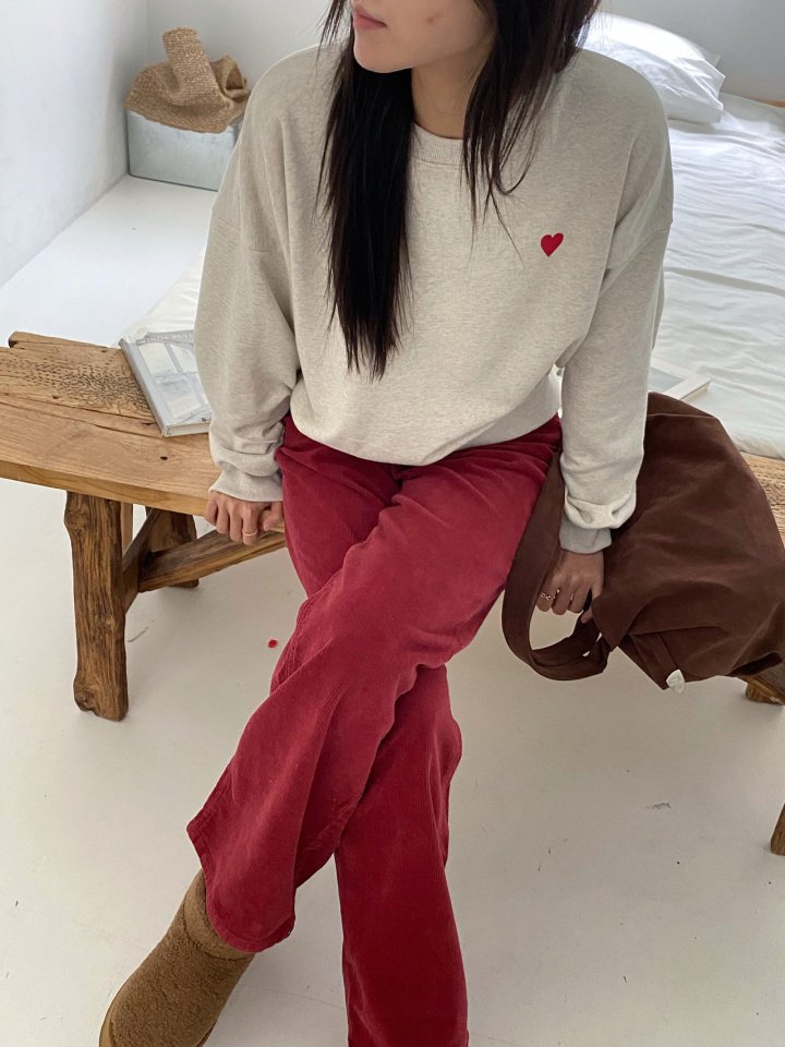 Diana - Korean Women Fashion - #momslook - Cell Heart Sweatshirt - 5