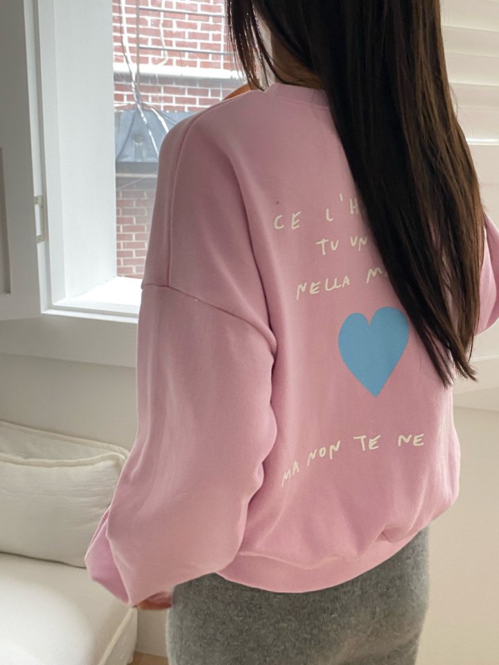 Diana - Korean Women Fashion - #momslook - Cell Heart Sweatshirt - 9
