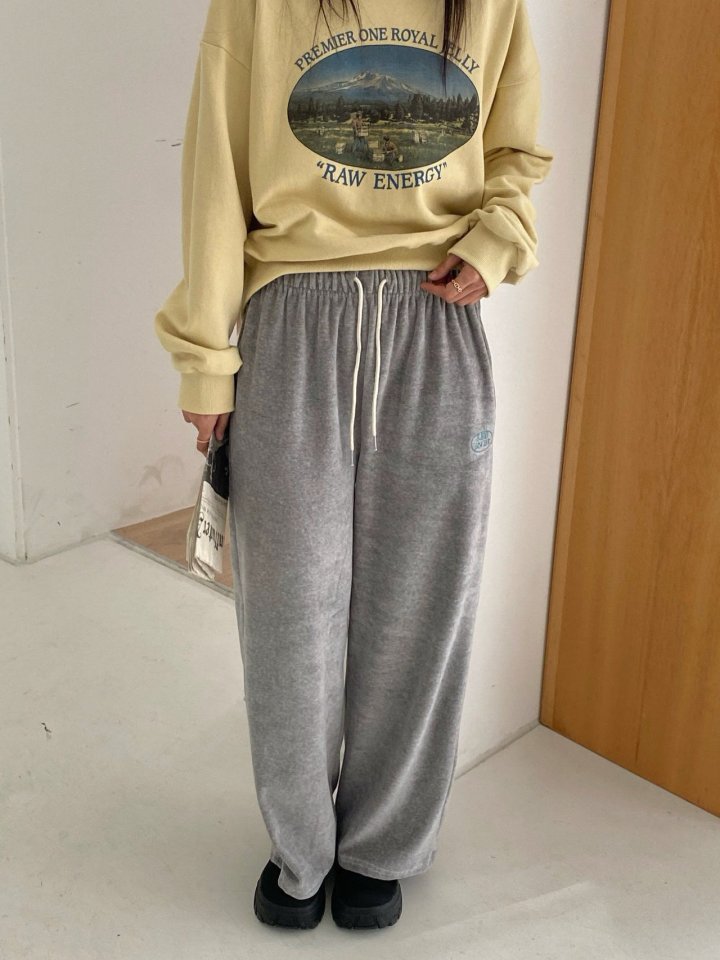 Diana - Korean Women Fashion - #momslook - Sand Velour Pants - 11