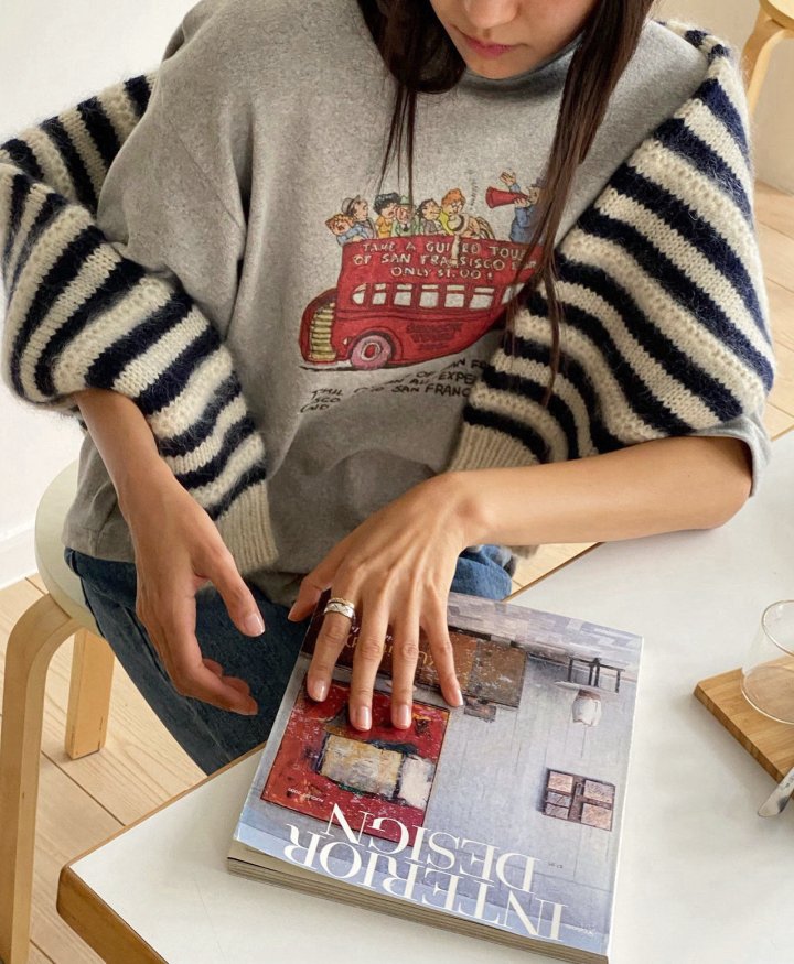 Diana - Korean Women Fashion - #momslook - Tour Peach Tee - 10