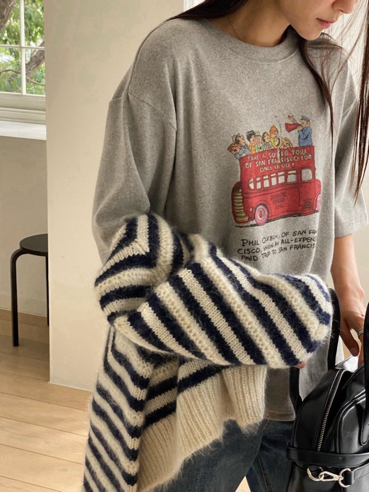 Diana - Korean Women Fashion - #momslook - Tour Peach Tee - 6