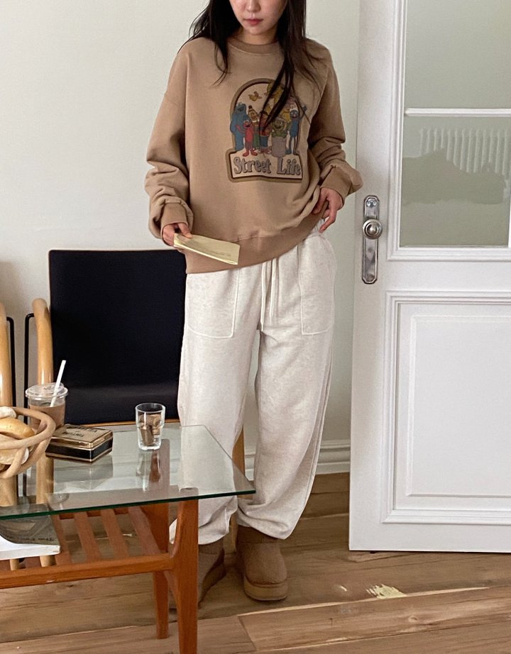 Diana - Korean Women Fashion - #pursuepretty - Life Sweatshirt - 3