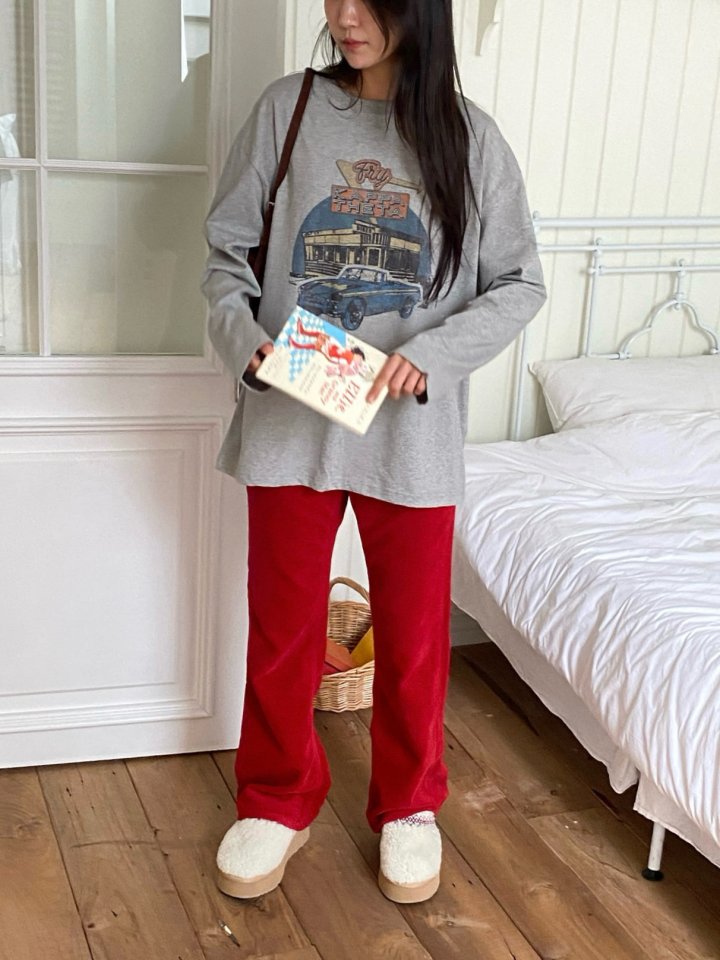 Diana - Korean Women Fashion - #romanticstyle - Kappa Tee - 9