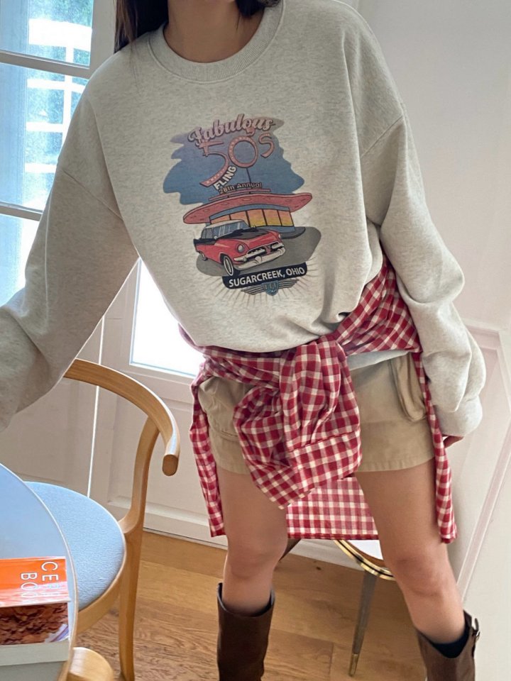 Diana - Korean Women Fashion - #romanticstyle - Fabulous Sweatshirt - 7